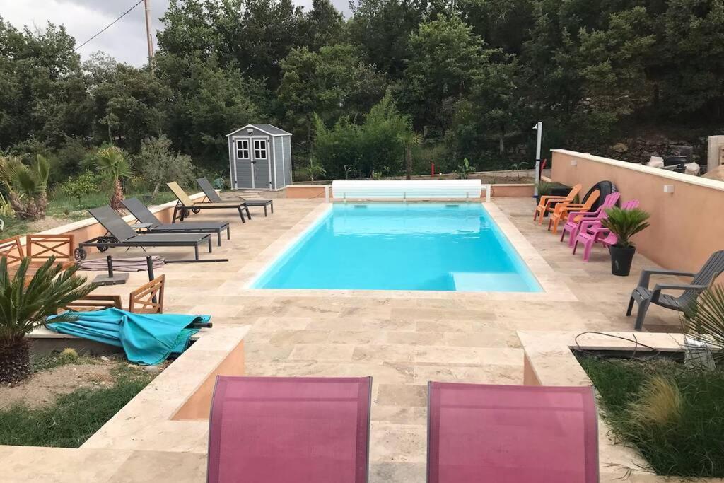 Logement Attenant A Une Villa T2 Avec Terrasse . Besse-sur-Issole Ngoại thất bức ảnh